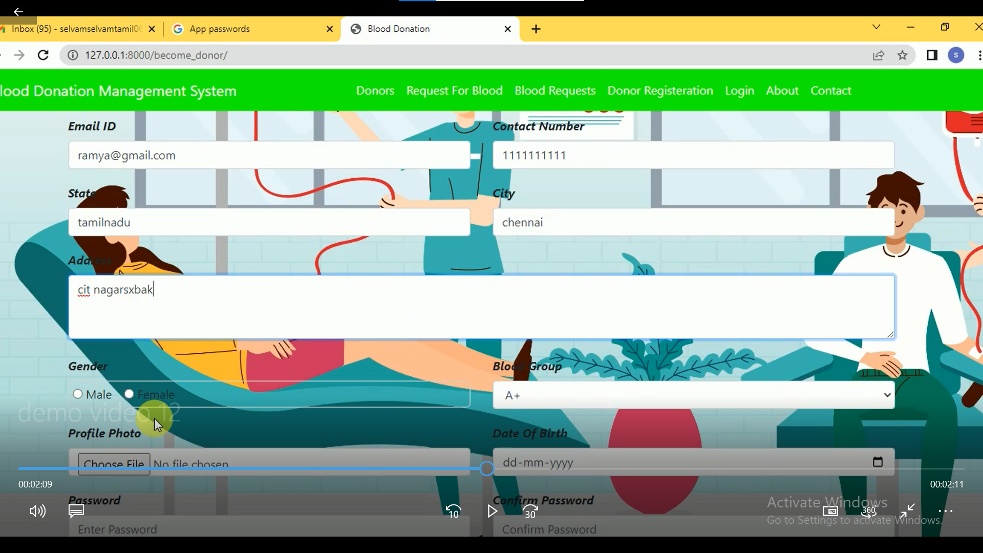 A Web-Based Blood Bank System For Managing Records Of Donors And Receipts